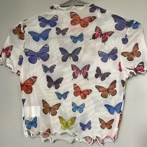 mesh butterfly top